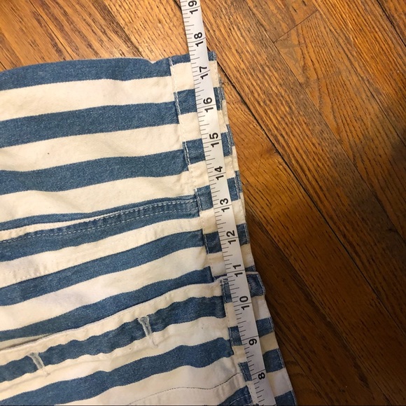 Y2K 90s striped jean jacket - Picture 7 of 8